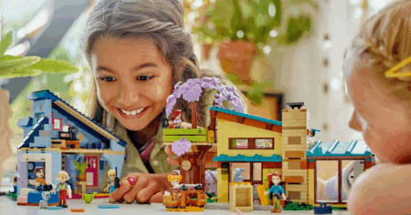 LEGO friends olly and paisleys family houses