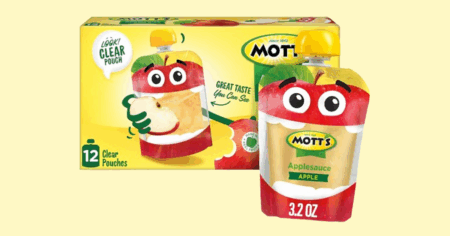 Motts Original Applesauce Pouches 12 Count