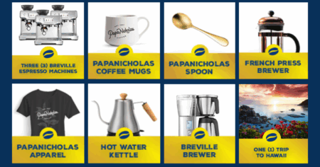 PapaNicholas Golden Bean Quest Instant Win Game Sweepstakes