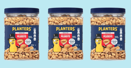 Planters Unsalted Dry Roasted Peanuts 35 OZ Jar