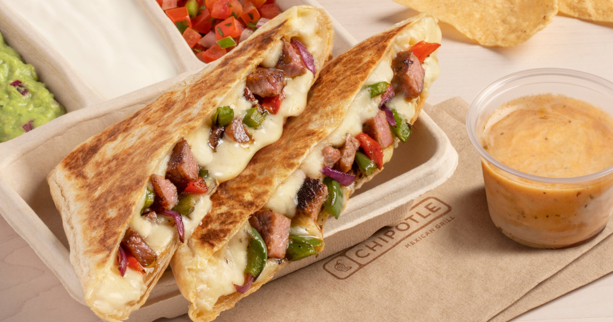Free Quesadilla with $20 Purchase at Chipotle
