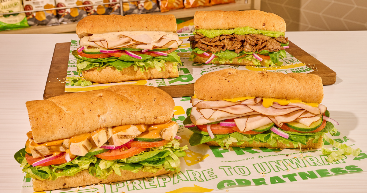 Subway Fresh Fit Menu Return