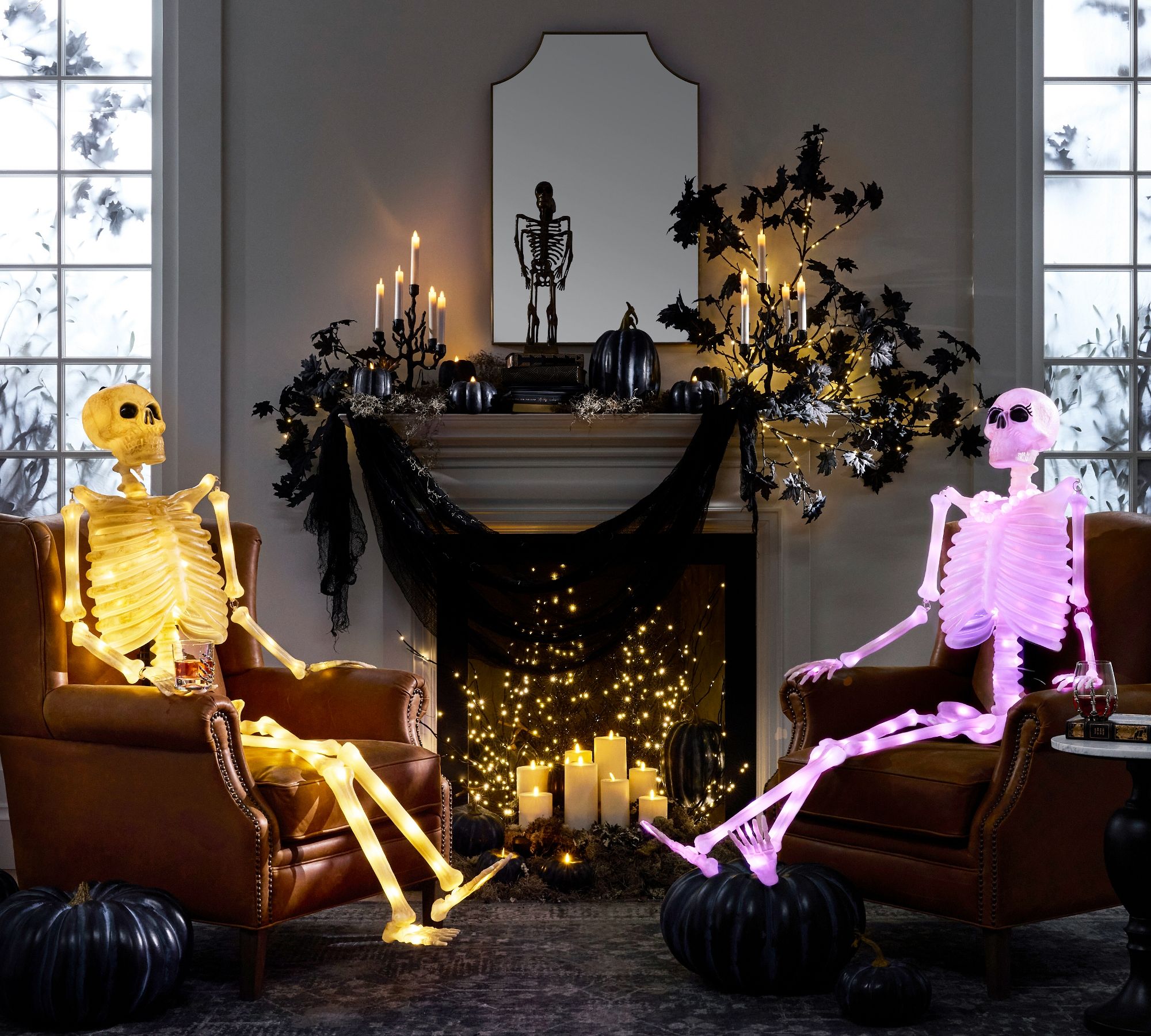 brass skeleton object xl