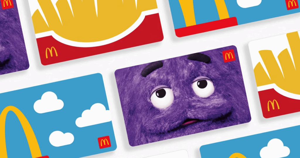 mcdonalds gift cards