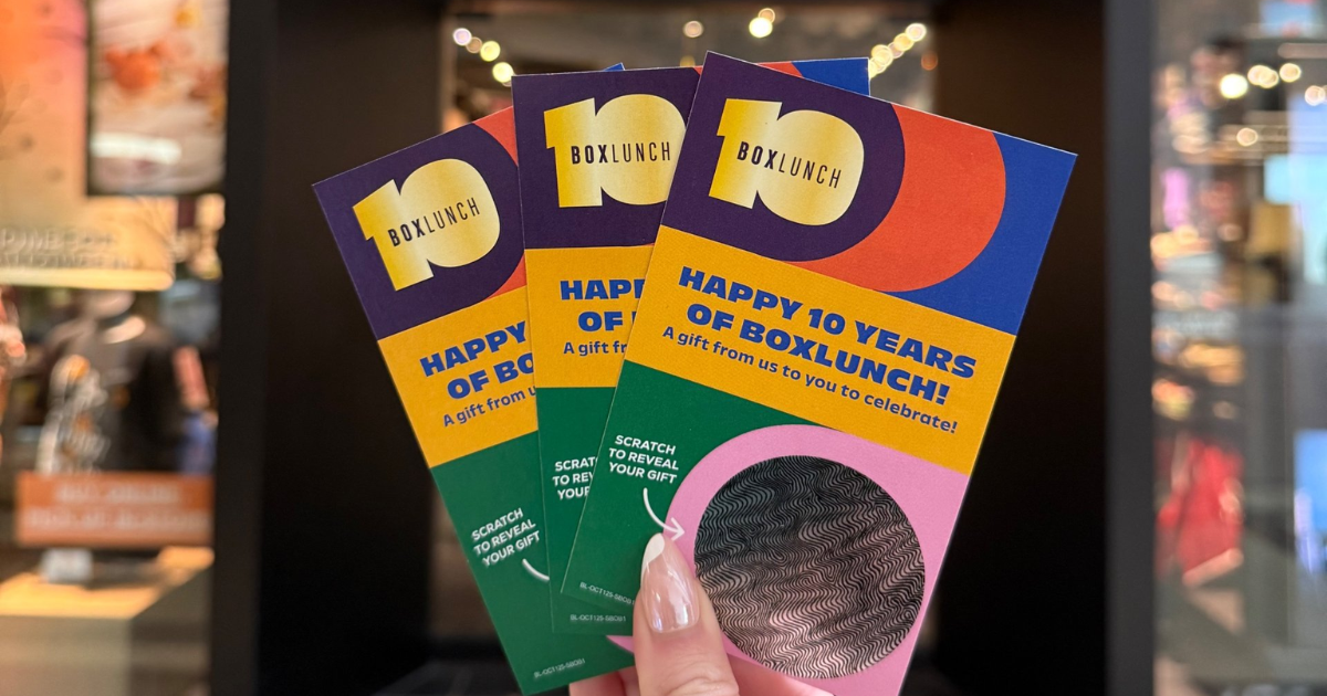 BoxLunch 10th Anniversary Scratch to Win Game