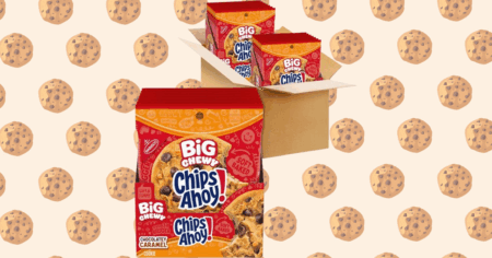 CHIPS AHOY! Big Chewy Chocolate Chip Cookies Chocolatey Caramel 14 Snack Packs