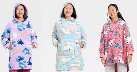 Character Plush Oversized Sweatshirts