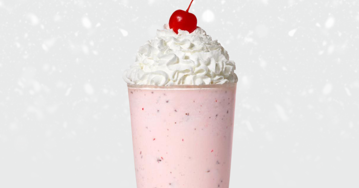 Chick Fil A Peppermint Chip Milkshake