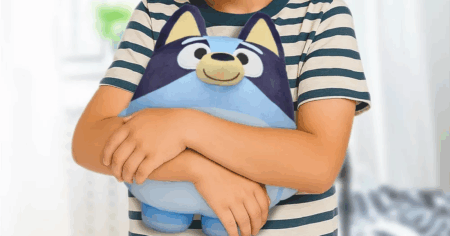 FAO SCHWARZ 10 INCH BLUEY BLOB PLUSH