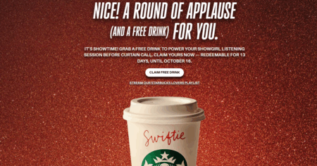 FREE STARBUCKS DRINK