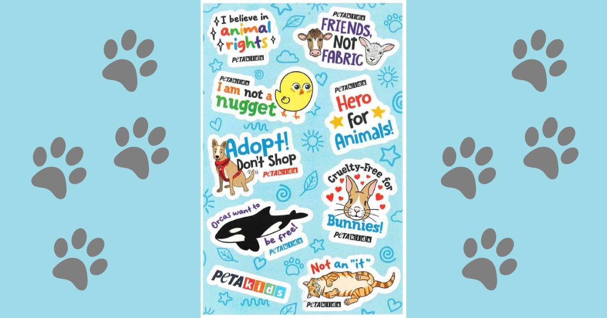 Free Halloween Stickers Tags from PETA Free Halloween Stickers Tags from PETA