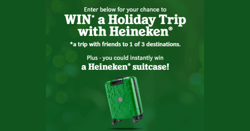 Heineken Holiday Instant Win Game Sweepstakes