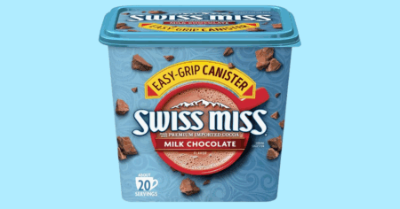 Swiss Miss Milk Chocolate Flavored Hot Cocoa Mix Canister