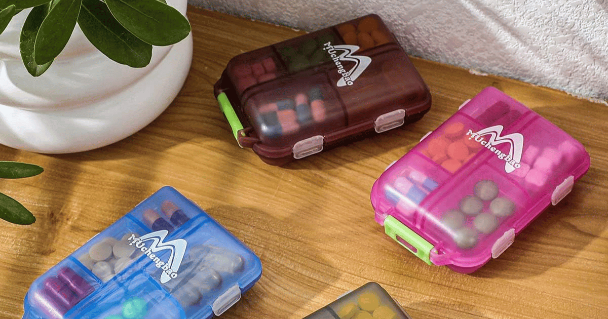 Travel Pill Organizers
