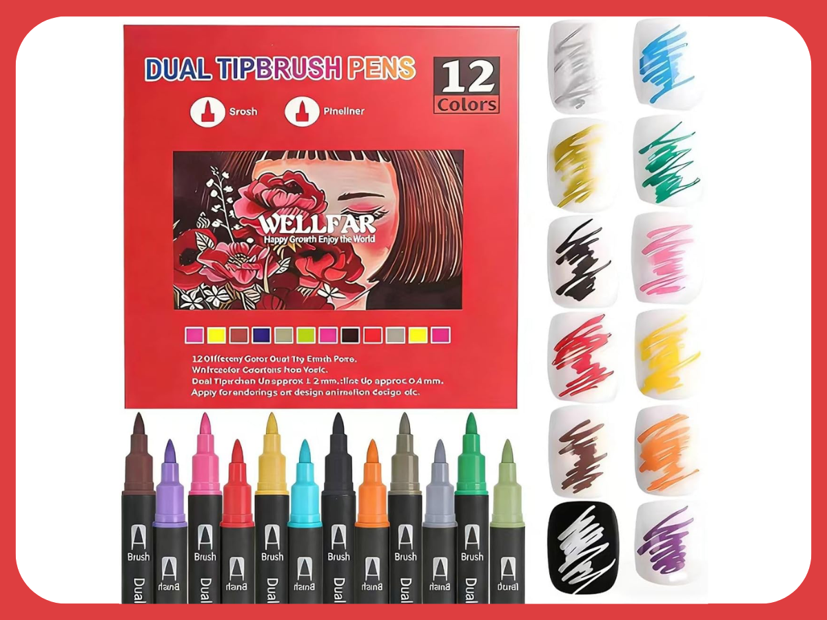 dualtipbrushpen dual tip brush pen