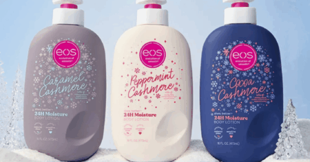 eos holiday lotions
