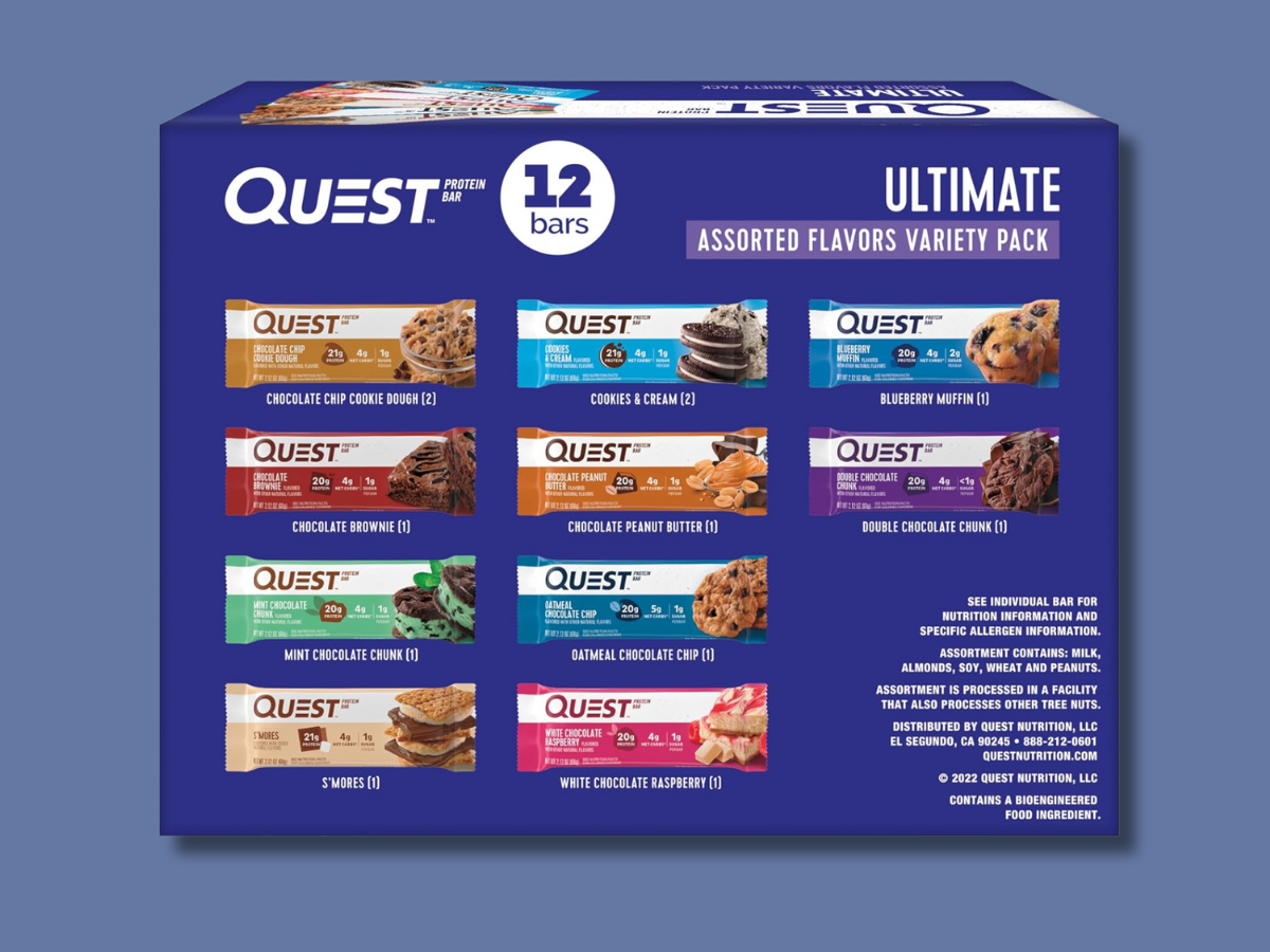 quest bars 12 pack