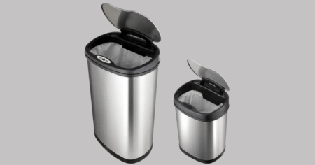 trash cans
