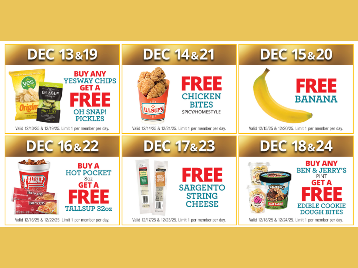 12 Happy HoliDAYS at Yesway 12 Happy HoliDAYS at Yesway