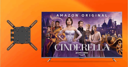 Amazon Fire TV 75 Omni Series and mount