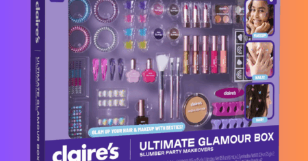 claire's ultimate glamour box make up set