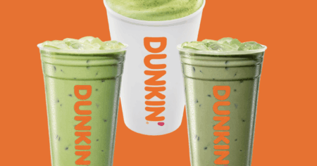DUNKIN' MATCHA DRINKS