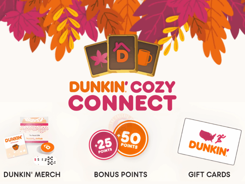 Dunkin Cozy Connect Instant Win Game Sweepstakes