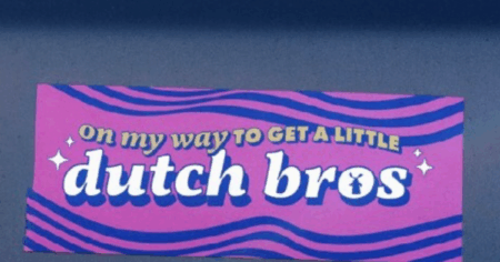 Dutch Bros Passenger Princess Magnet