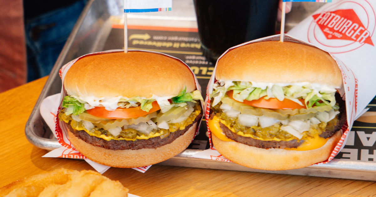 Fatburger Two Impossible Burger