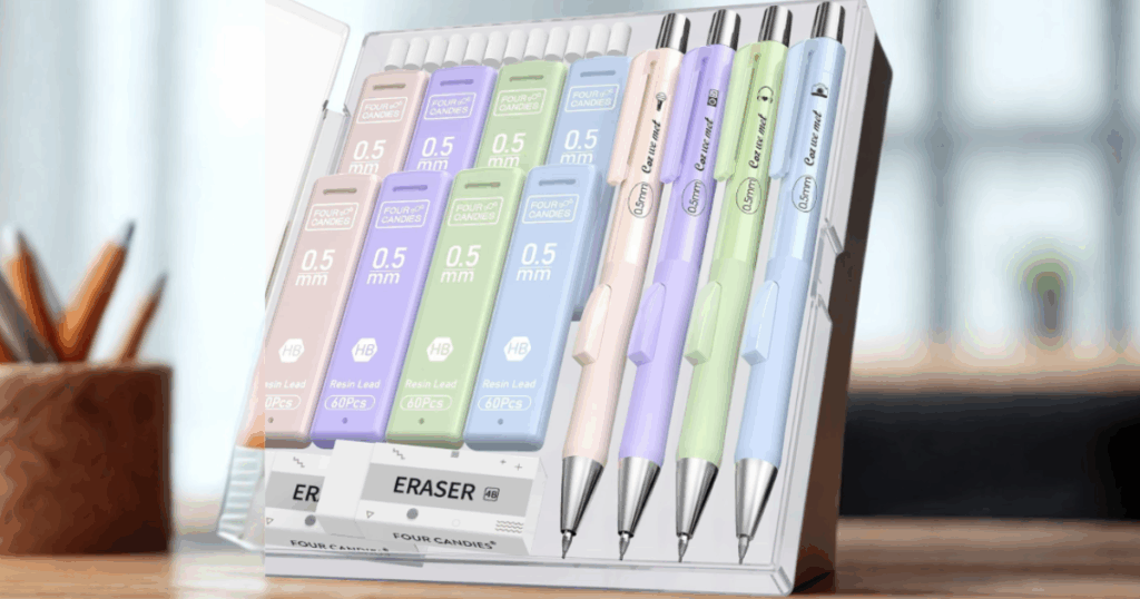 Four Candies Pencil Set