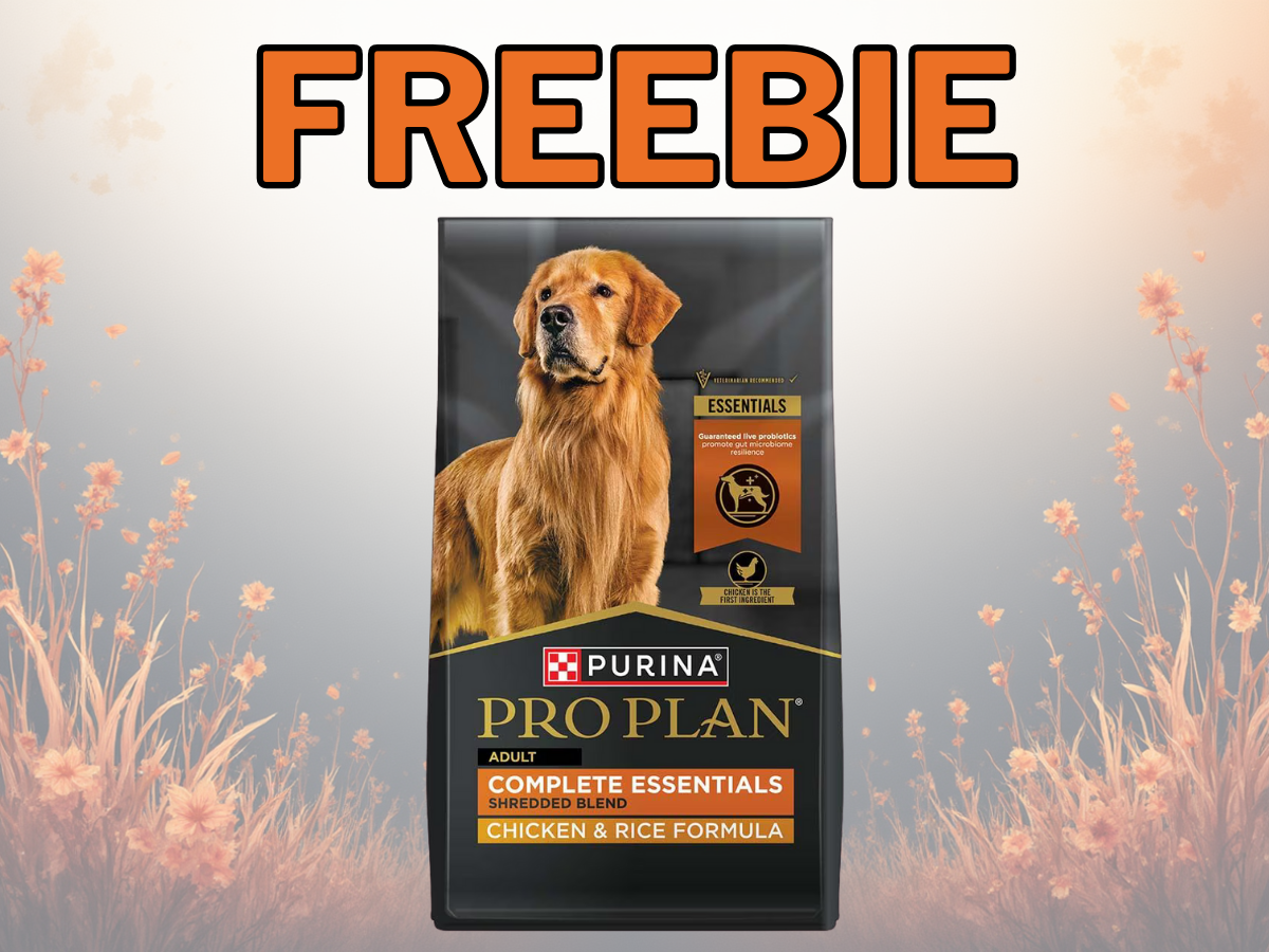 Free Bag of Purina Pro Plan Dry Dog Food