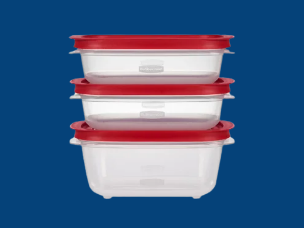 Free Rubbermaid Rectangle Food Containers at Walmart wTopCashBack Offer