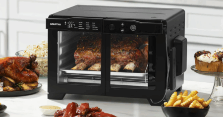 Gourmia french door over air fryer toaster