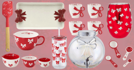 HOLIDAY TIME RED BOW