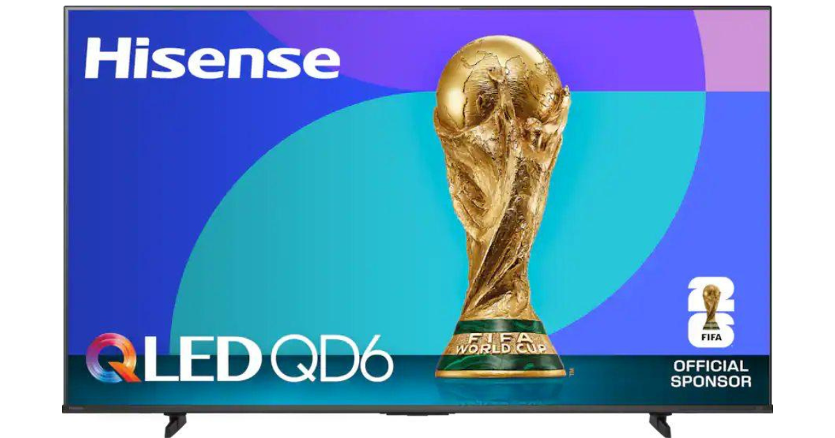 Hisense 75 Class QD6 Series QLED 4K UHD HDR Smart Fire TV