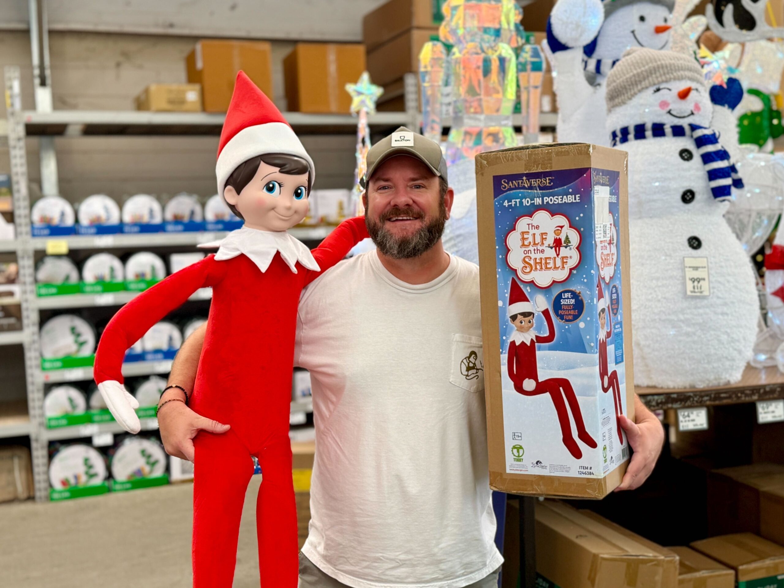 Lifesize Elf on the Shelf