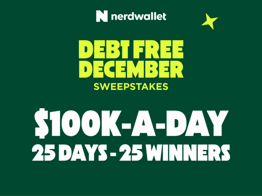 NERDWALLET DEBT FREE DECEMBER SWEEPSTAKES