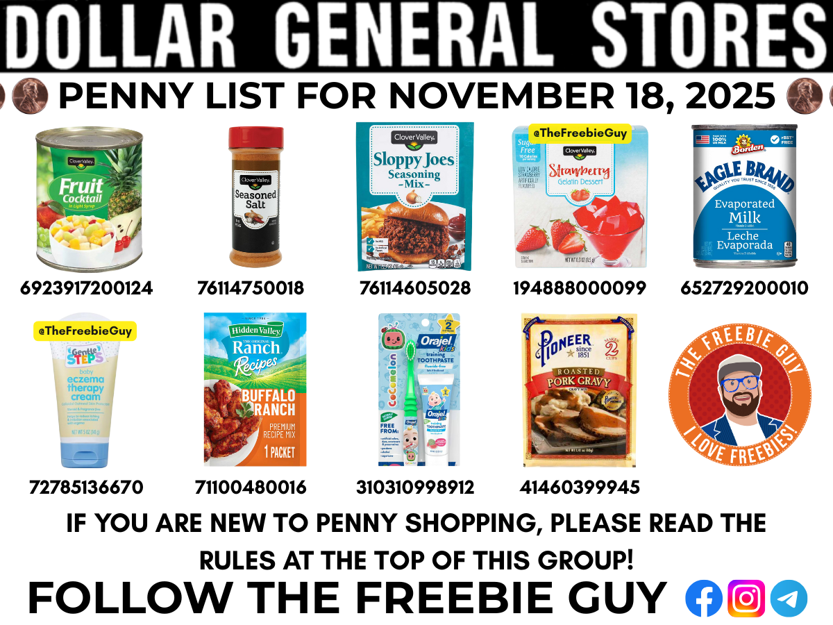 Penny List for Nov 18 2025 TFG Penny List for Nov 18 2025 TFG