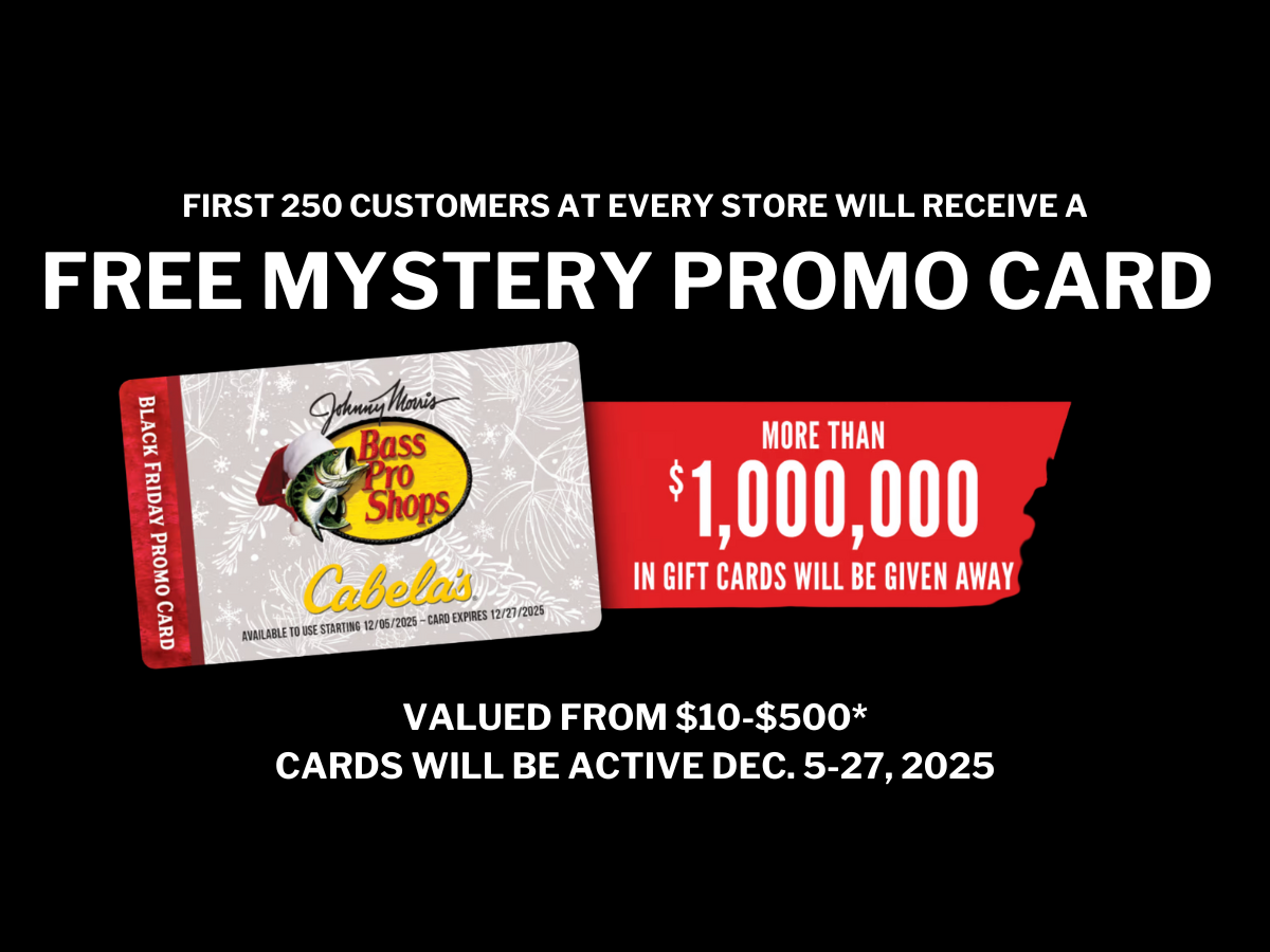 Score FREE Promo Card at Bass Pro Shops & Cabela's !! Score FREE Promo Card at Bass Pro Shops & Cabela's !!