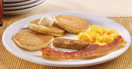 free kids meal at dennys