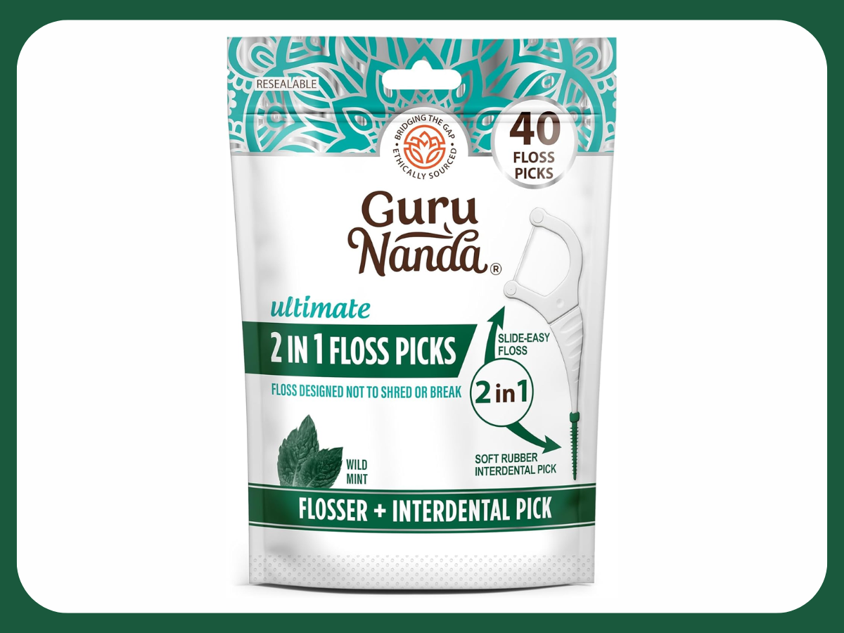 guru nanda floss picks
