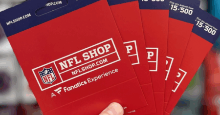 kendall NFL shop gift card