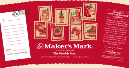 makers mark holiday label