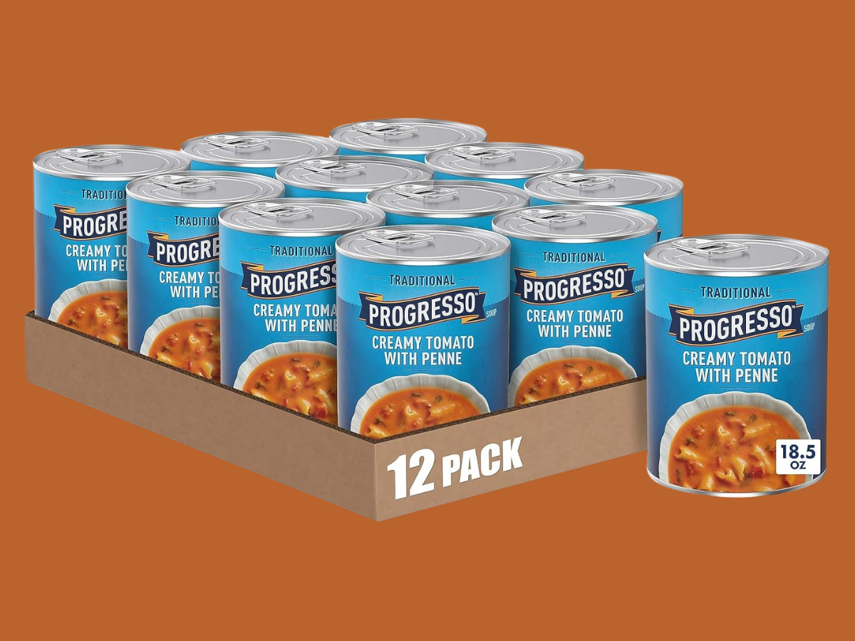 progresso creamy tomato with pene