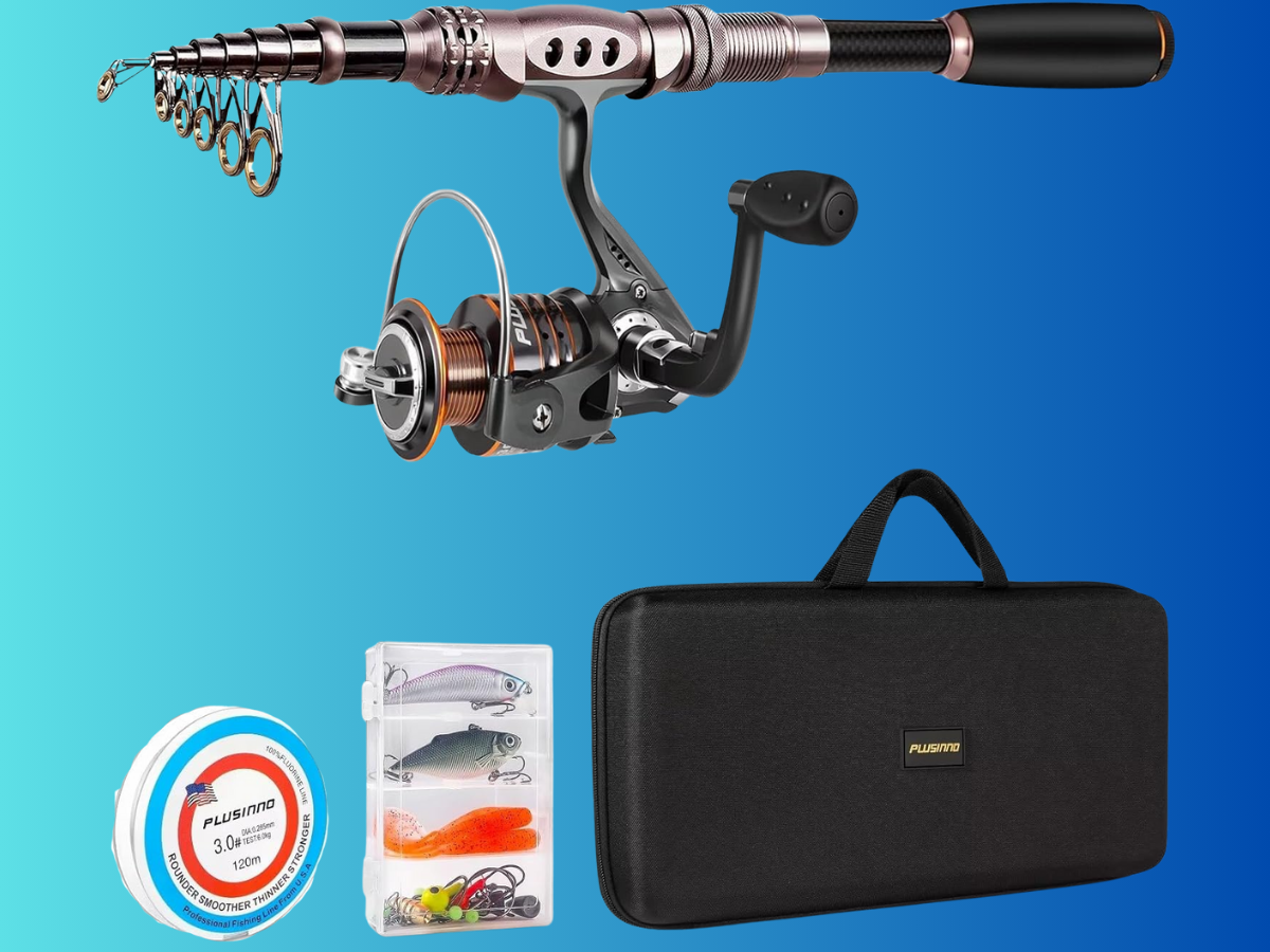 rod and reel set fishing 