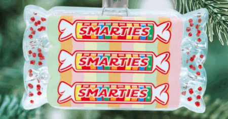 smarties ornament