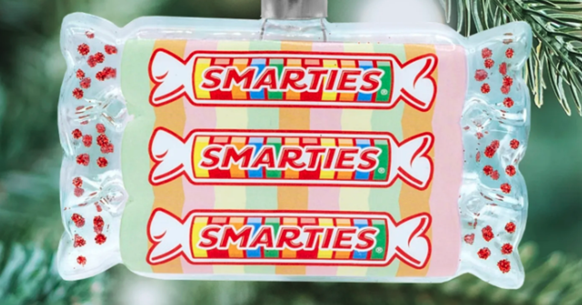 smarties ornament