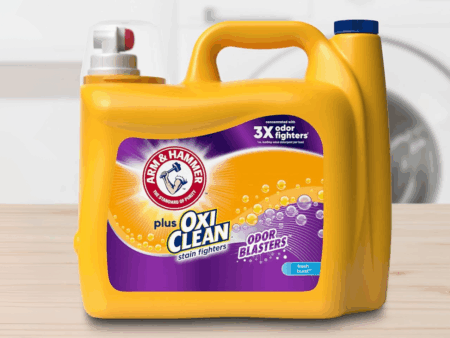 ARM HAMMER Plus OxiClean Odor Blasters Fresh Burst 128 Loads Liquid Laundry Detergent 166 5 Fl oz