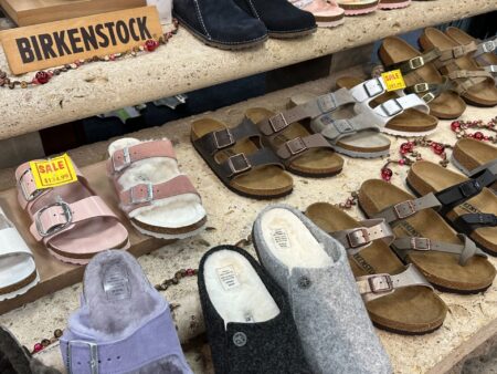 Birkenstocks on Store Table