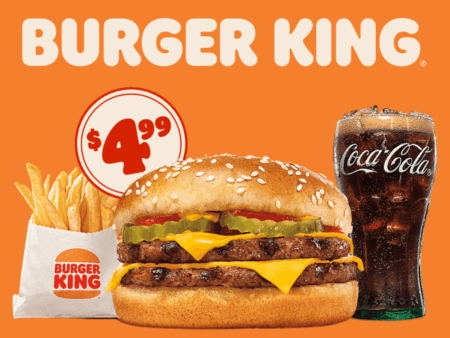 Burger King $4 99 Double Cheeseburger Meal
